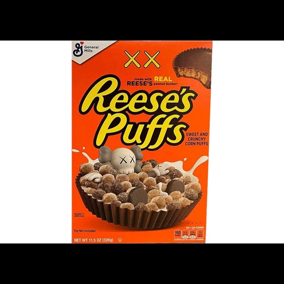 Selling 11.5 oz box Kaws x Reese’s puffs collab.comes with 2. - Picture 2 of 2
